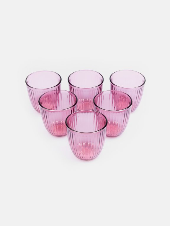 Set of 6 drinking glasses