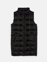 Longline shiny winter vest