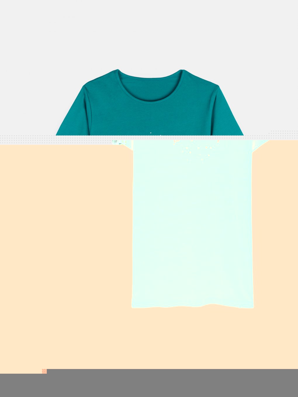 Długa bawełniana koszulka od piżamy z napisem