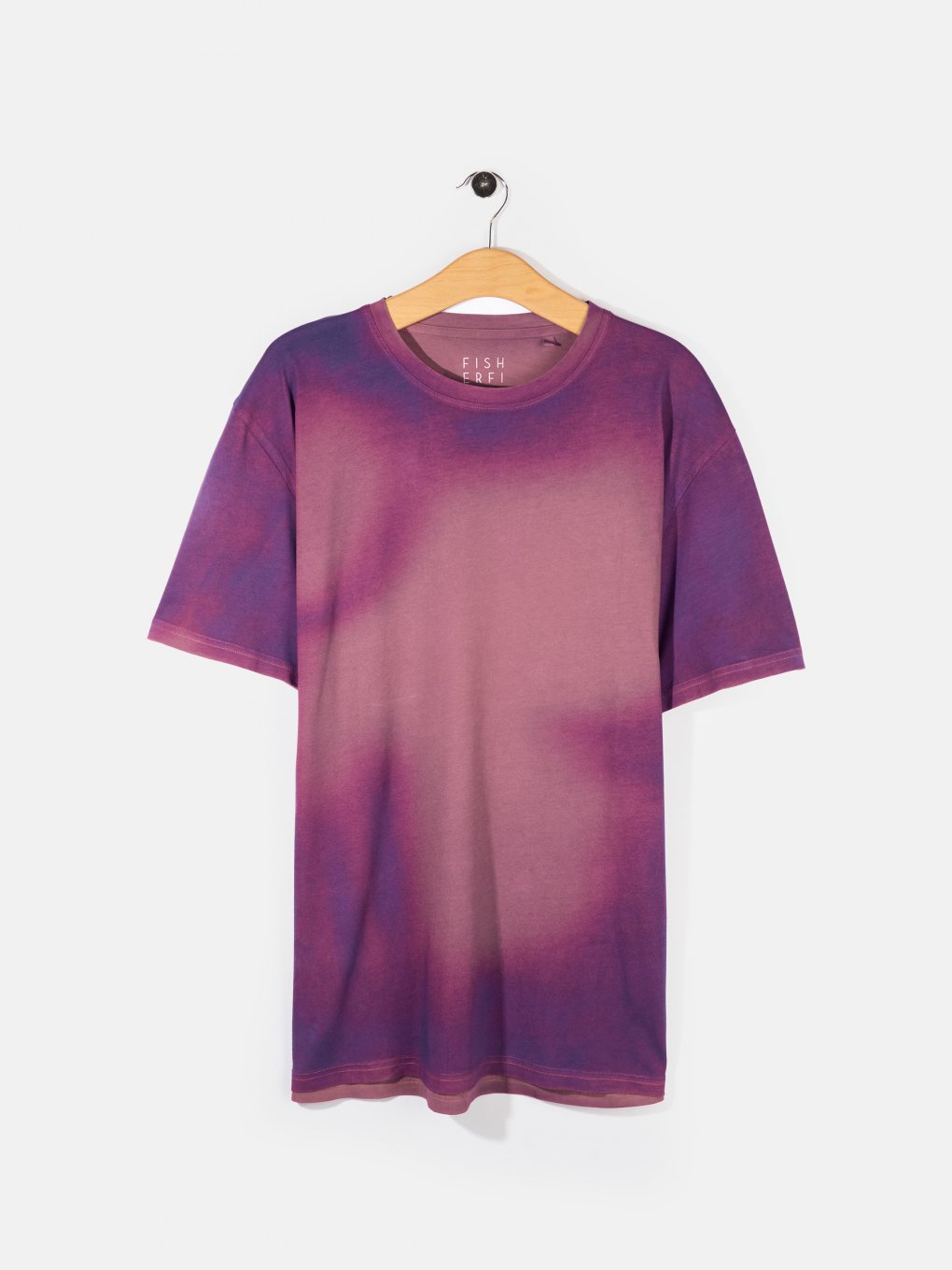 Tie-dye effect cotton t-shirt