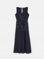 Evening maxi dress with sequins
