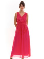 Evening maxi dress with sequins