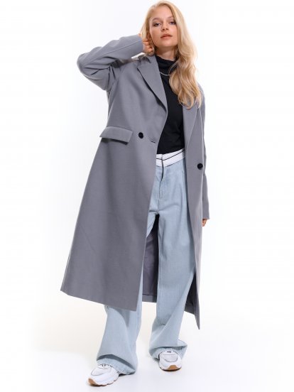 Basic longline coat