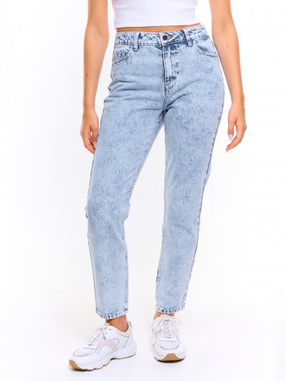 High waist mom fit jeans