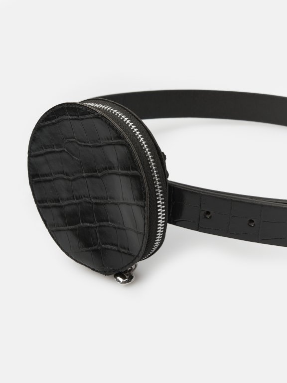 Belt with purse