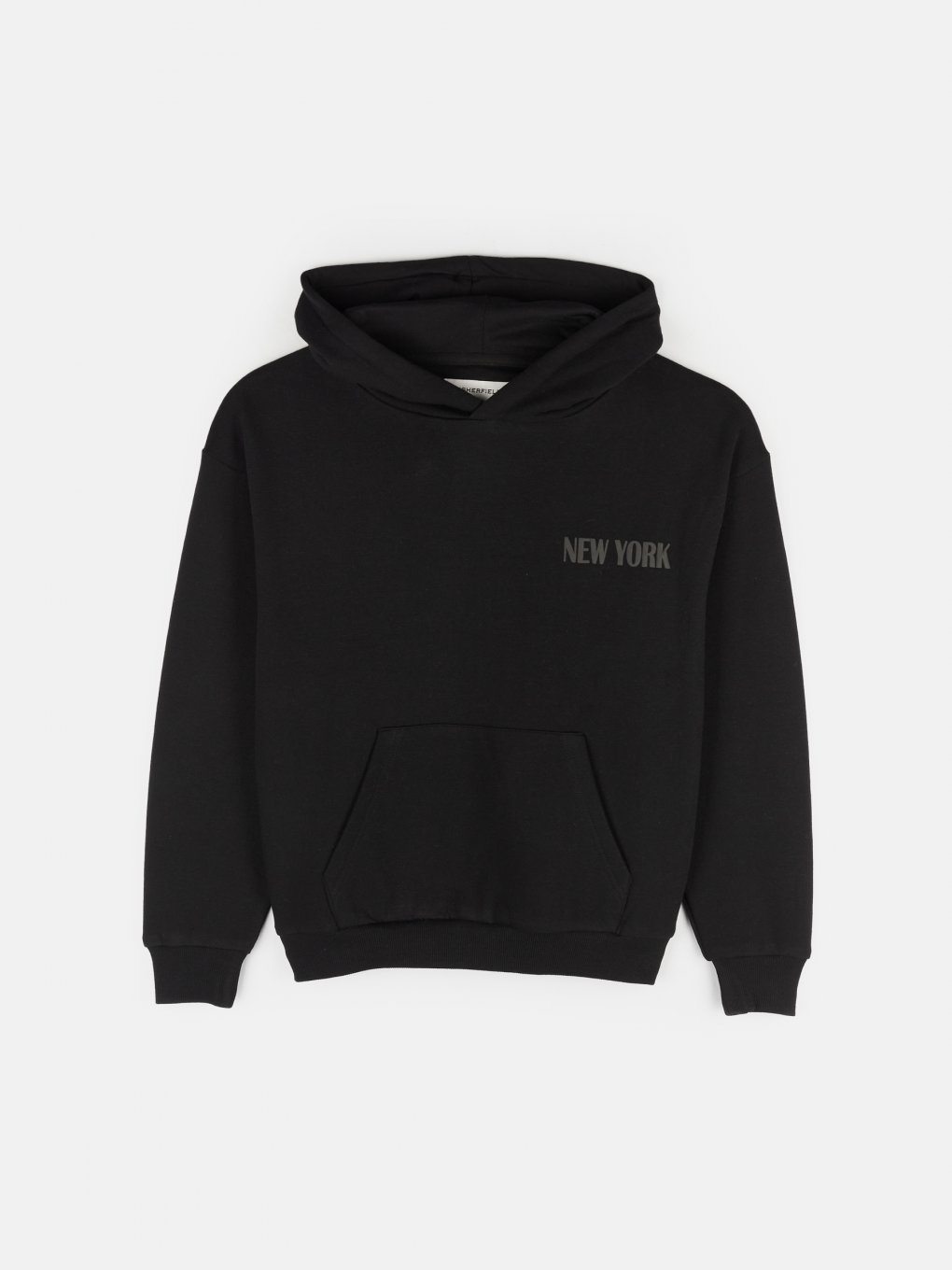 Oversize hoodie with slogan