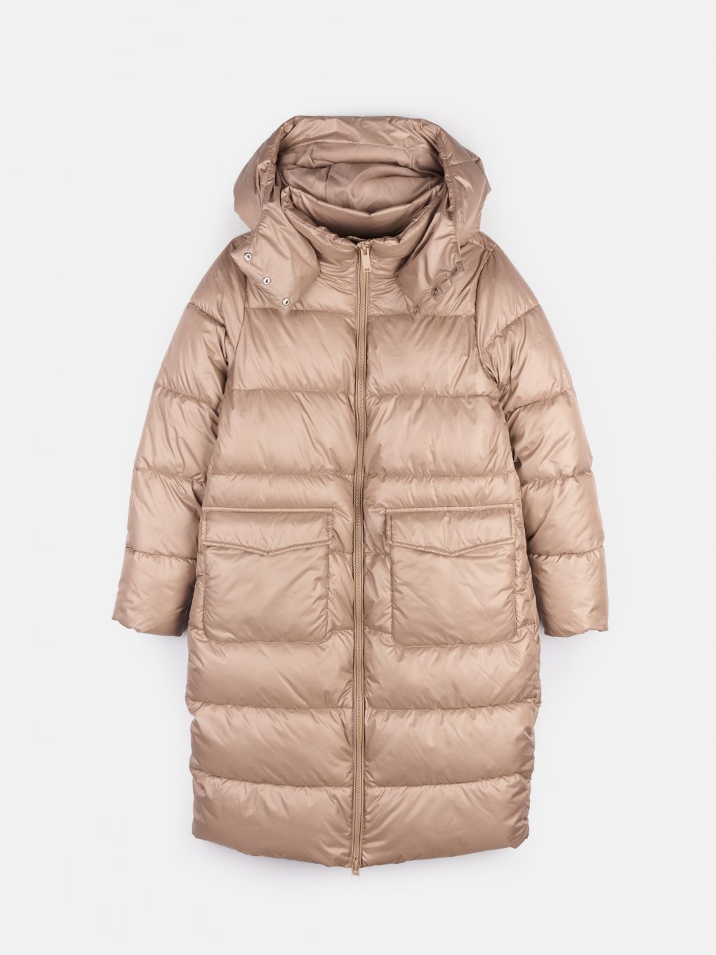 Long quilted padded jacket