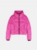Quilted bomber winter jacket