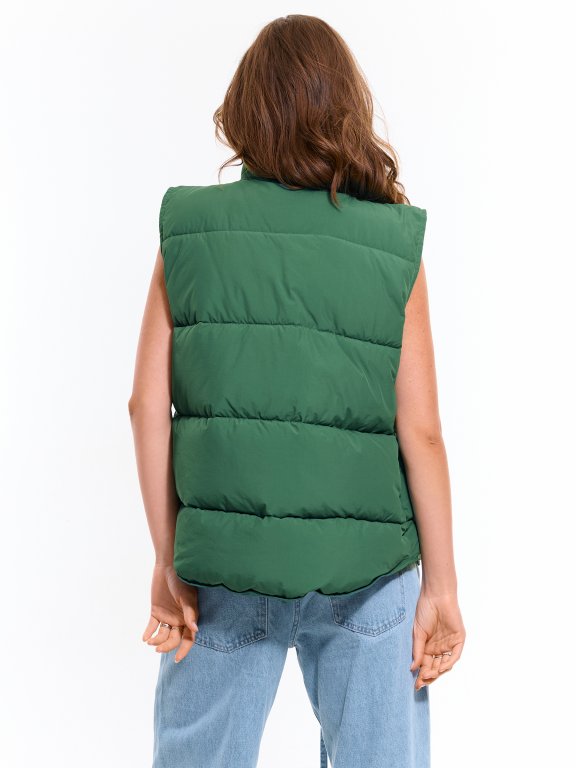 Quilted winter vest