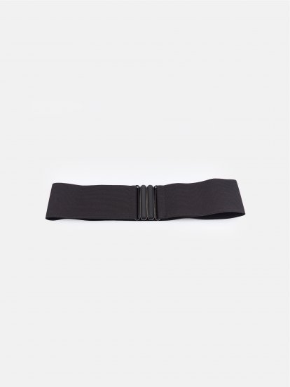 Wide elastic belt