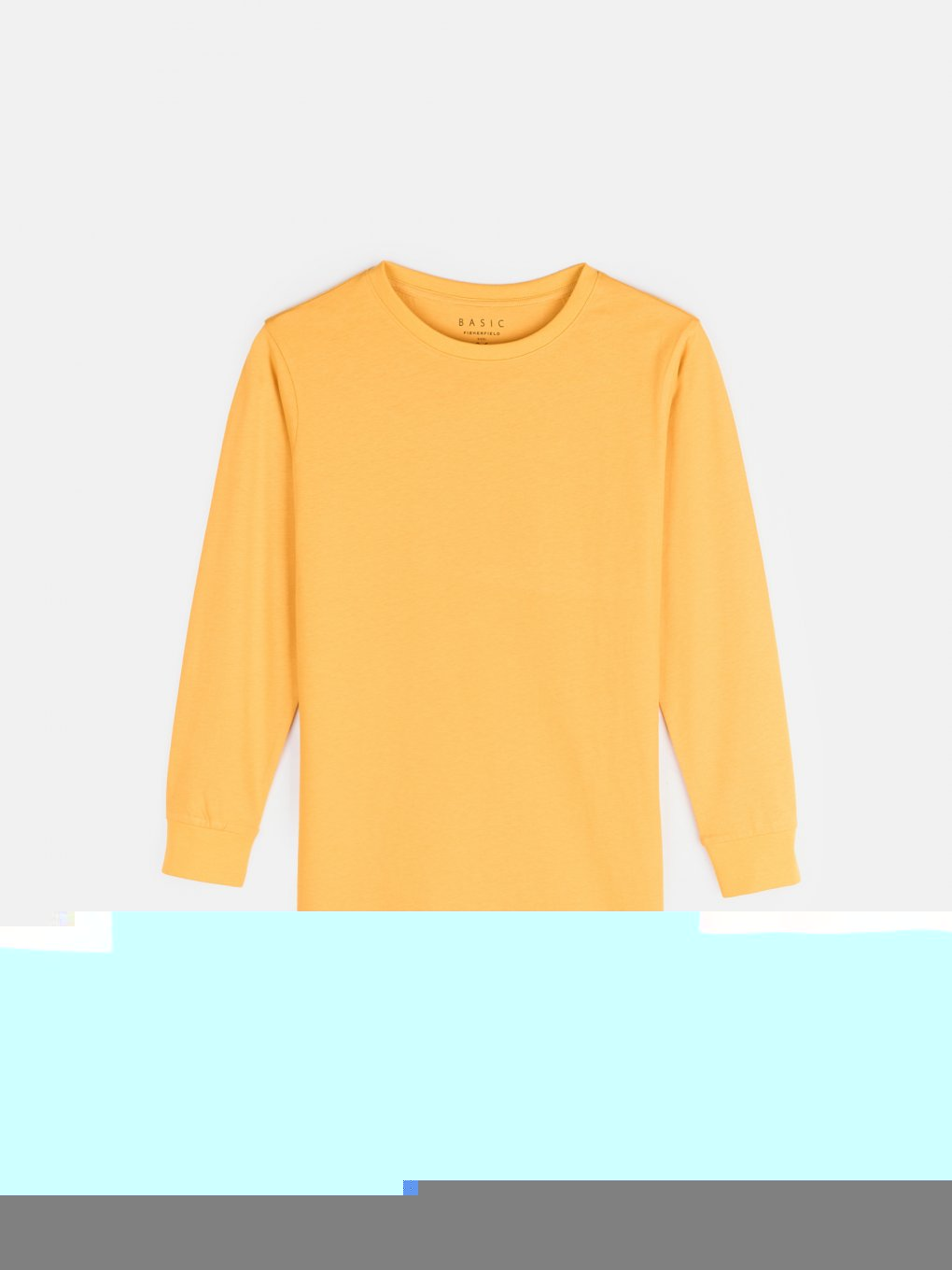 Základné basic bavlnené tričko s dlhým rukávom
