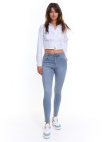 High waist skinny jeans