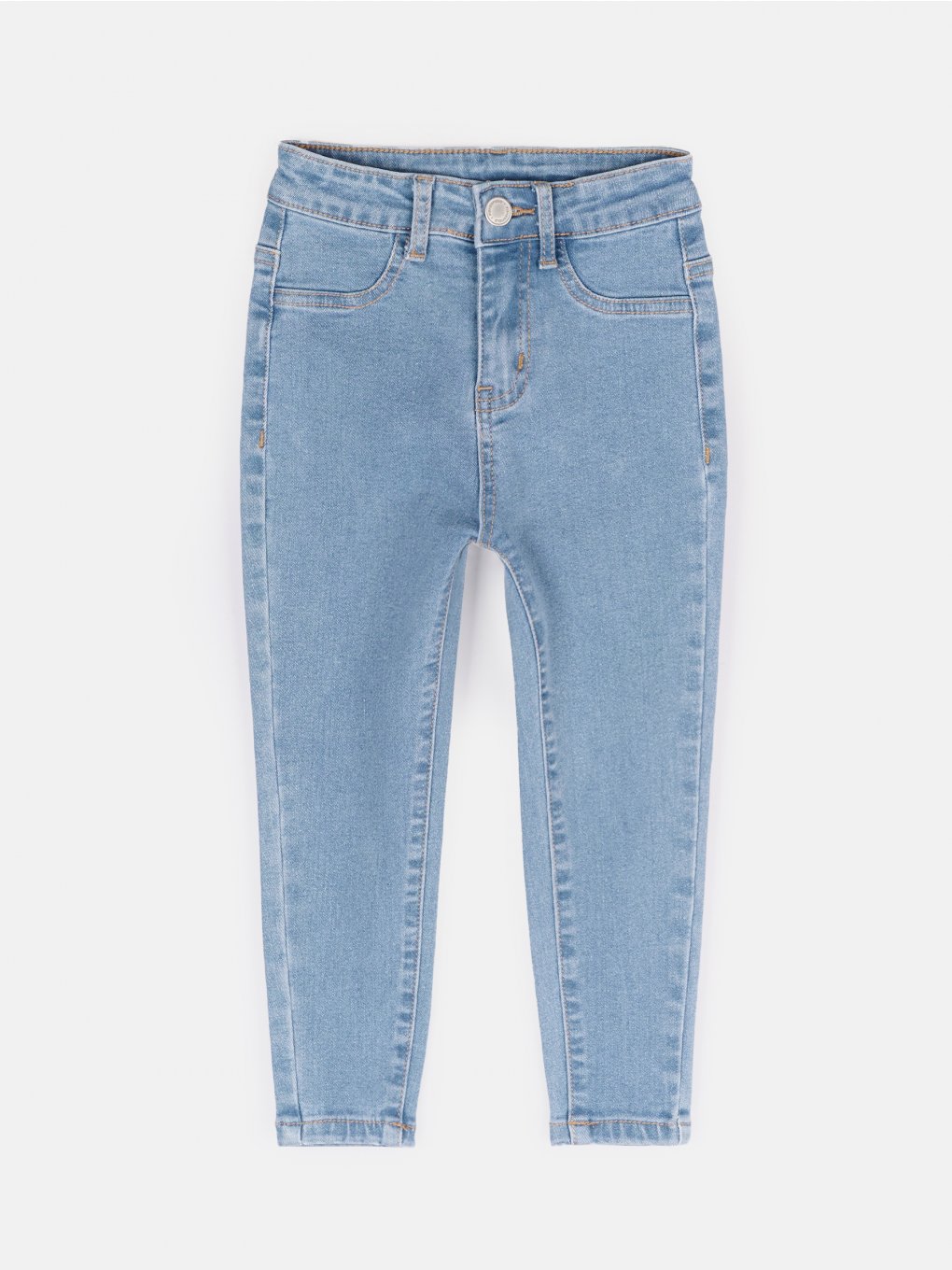Elastyczne jeansy skinny z wysokim stanem