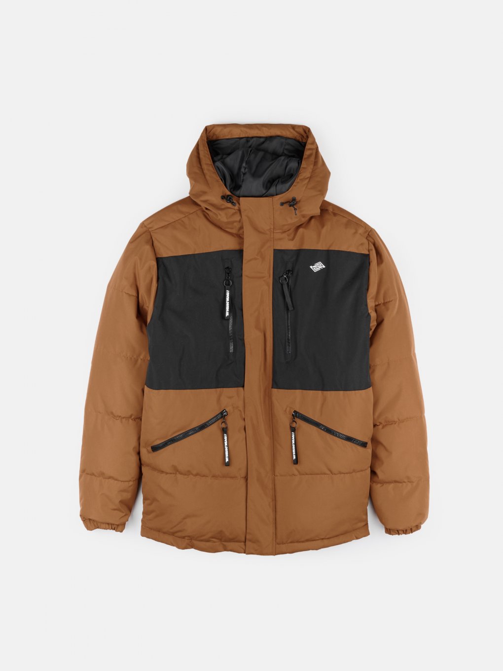 Colour block winter jacket