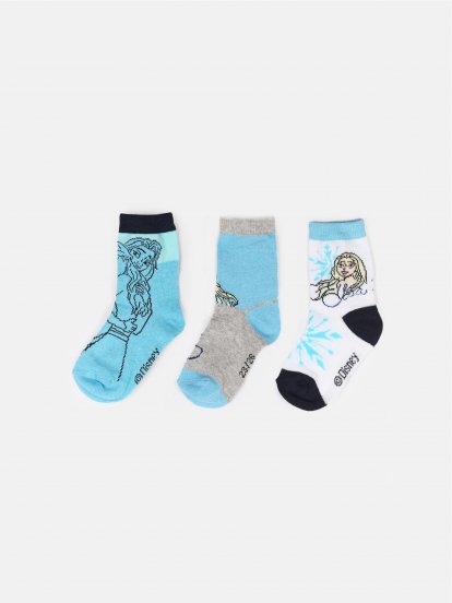 3 pár Frozen zoknit tartalmazó csomag