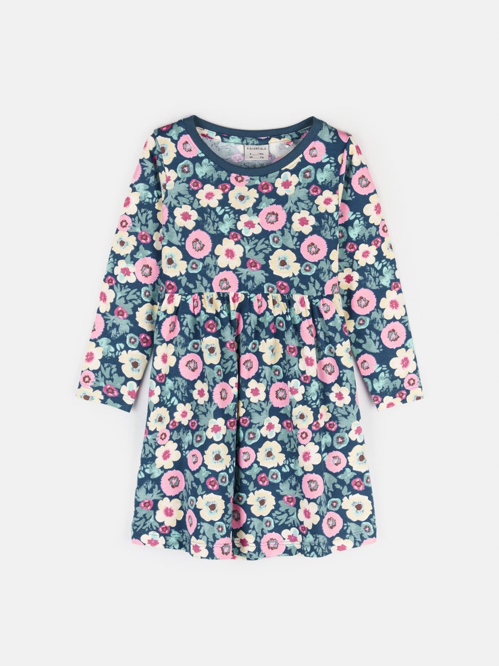 Cotton dress with floral print