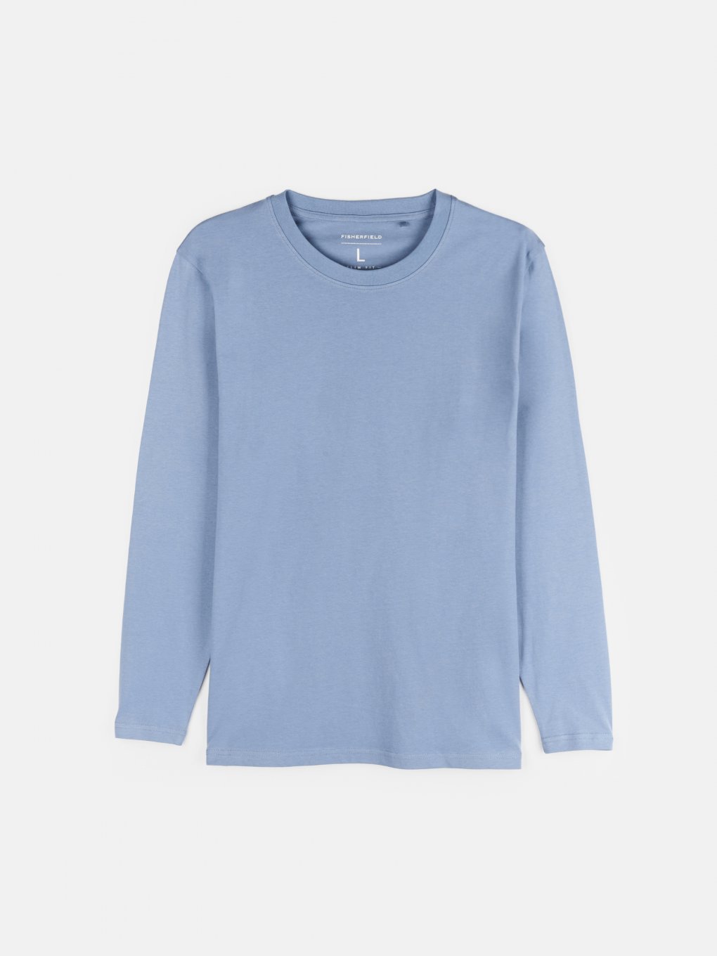 Basic long sleeve cotton slim fit t-shirt