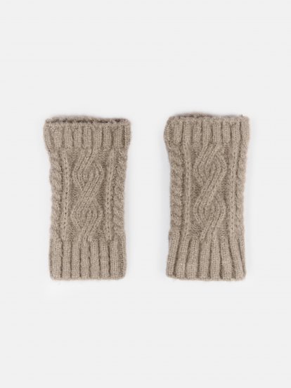 Knitted wrist warmers
