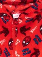 Flisový pyžamový overal Spiderman