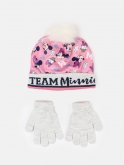 Set of cap and gloves Minnie Mouse