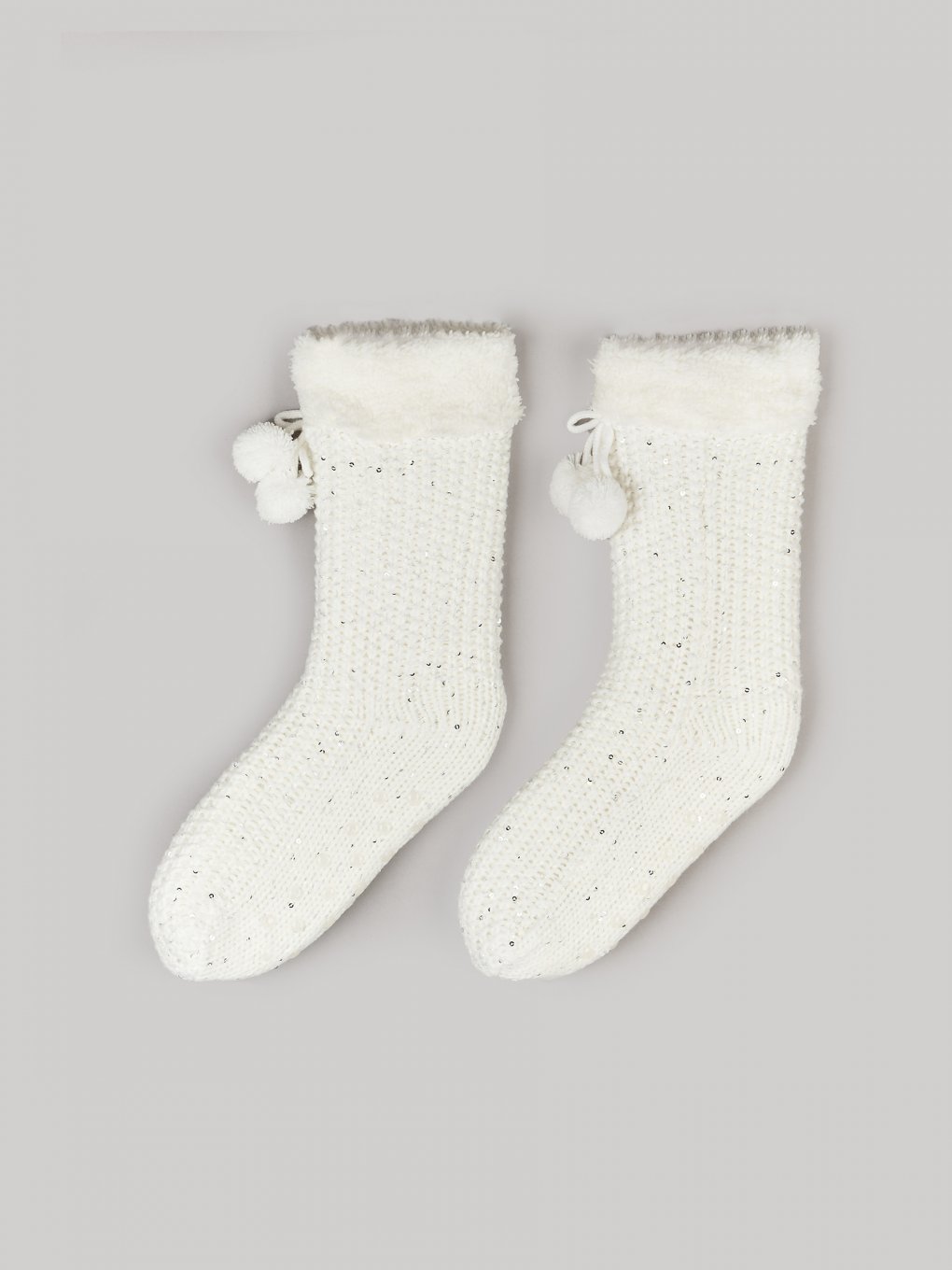 Vánoční protiskluzové ponožky
