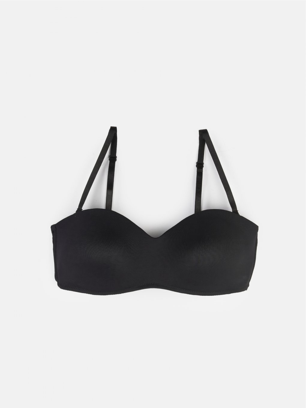 Padded bra with removable straps