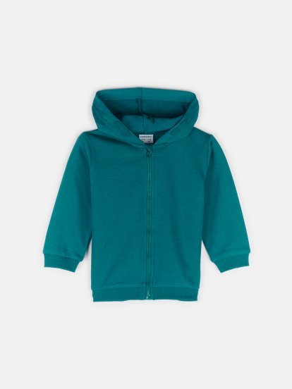 Basic baby zip-up hoodie