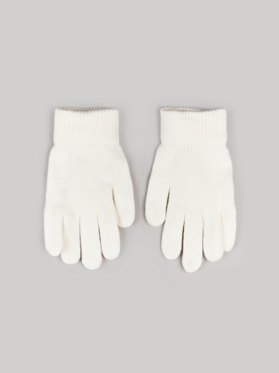 Basic knitted gloves