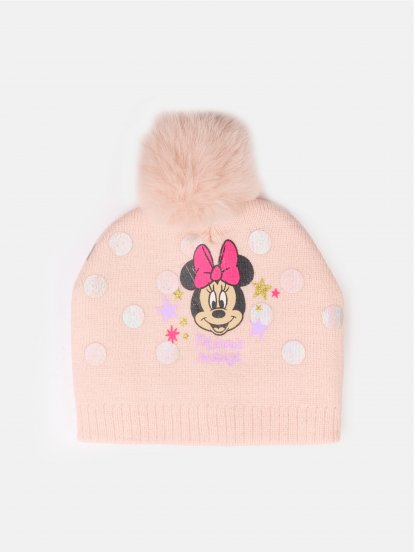 Zimní čepice Minnie Mouse