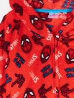 Fleece bathrobe Spiderman