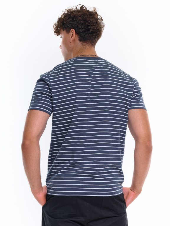 Cotton striped t-shirt