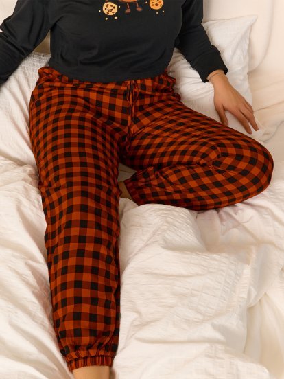 Viskózové pyžamové nohavice