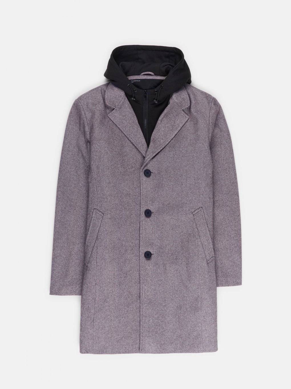 Kabát s kapucí pánský