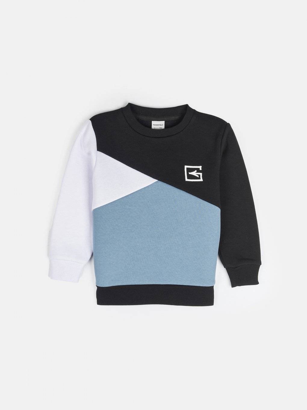 Sweatshirt with color block