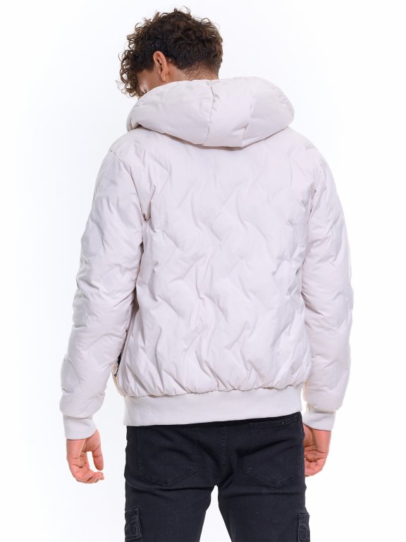 Heat sealed padded jacket