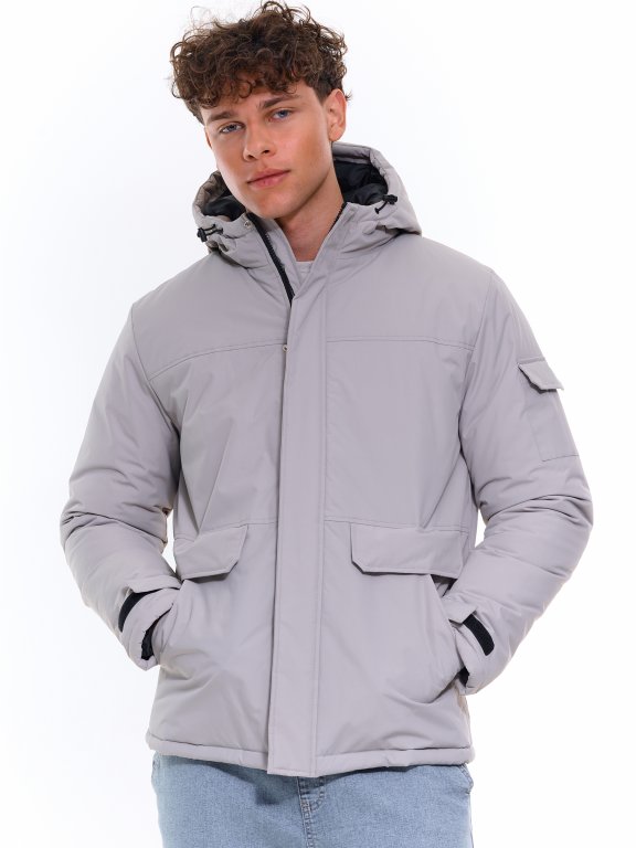 Winter jacket with hood