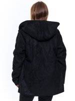 Kabát z imitace semiše na zip