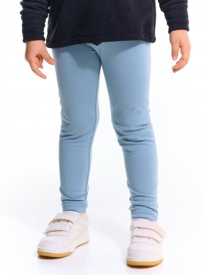 Bawełniane elastyczne legginsy basic