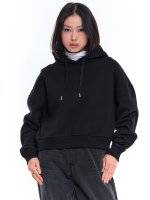 Hoodie with zipper on back
