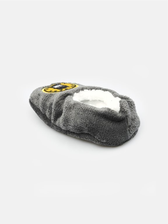 Warm fleece slippers Batman