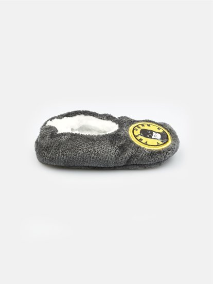 Warm fleece slippers Batman