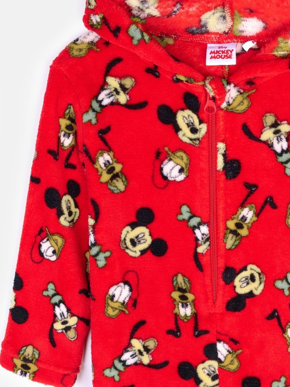 Flísový pyžamový overal Mickey Mouse