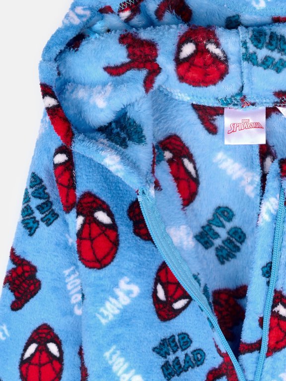 Fleece pyjama jumpsuit Spiderman