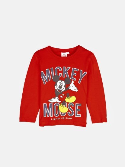 Bawełniana koszulka z Myszką Miki