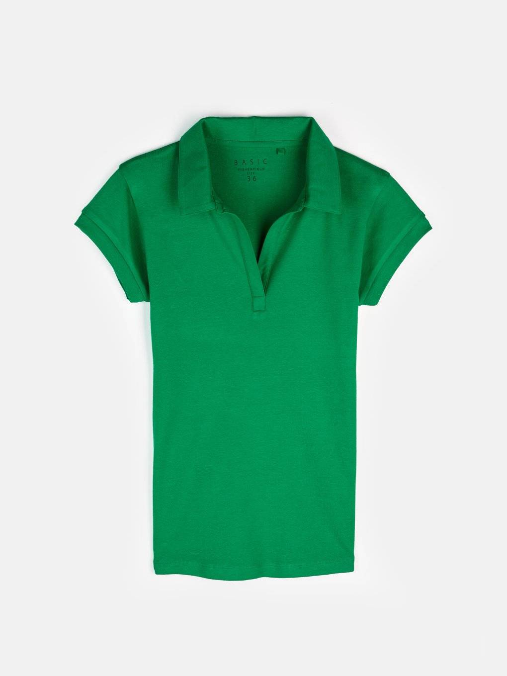 Basic cotton polo shirt