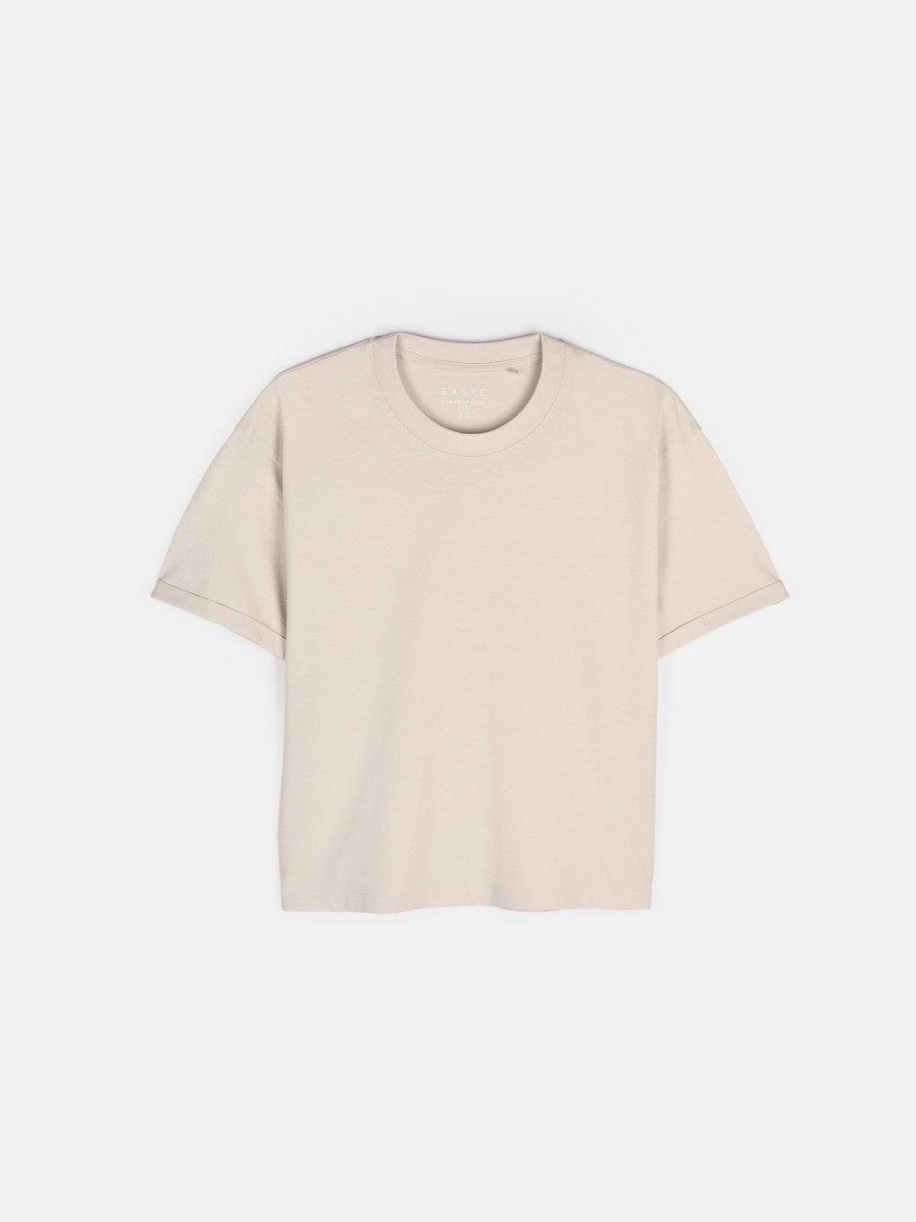 Basic t-shirt with short sleeves
