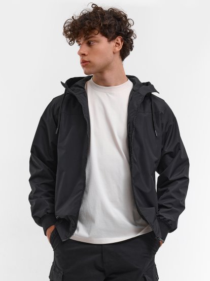Light jacket with hood