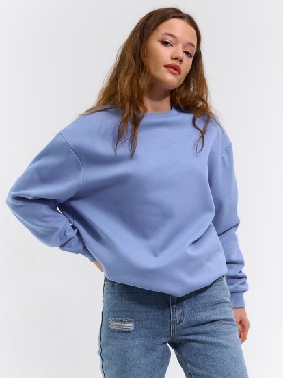 Basic long sweatshirt
