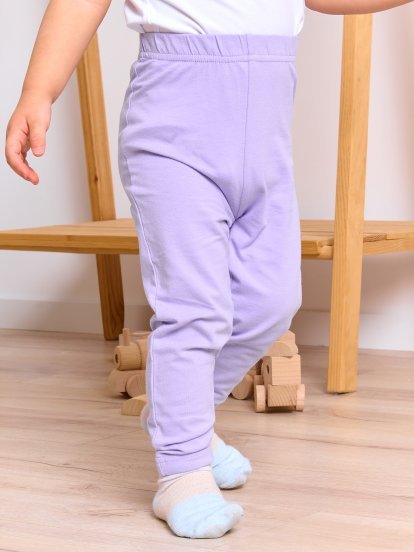 Bawełniane legginsy basic dla niemowląt