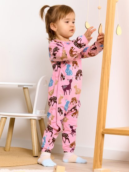 Bavlněné pyžamo pro miminka s potiskem